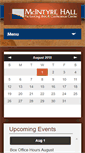 Mobile Screenshot of mcintyrehall.org